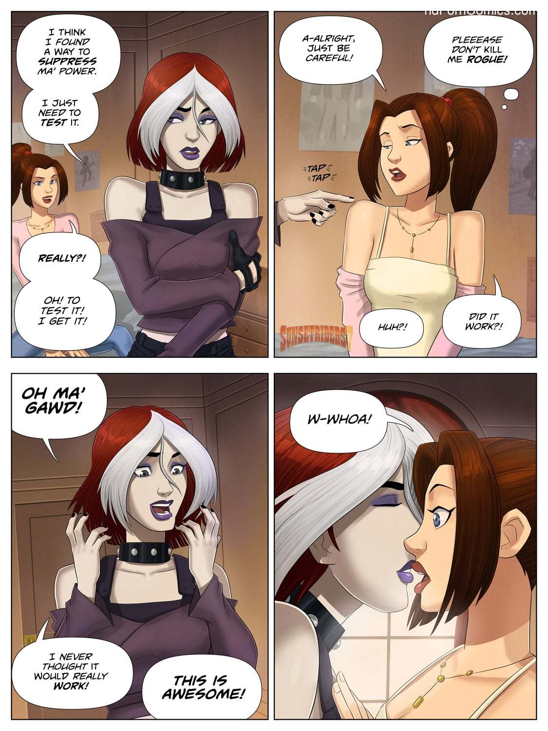 Xxx comic- WARVEL- Rogue Lust Powerslave4 free sex comic